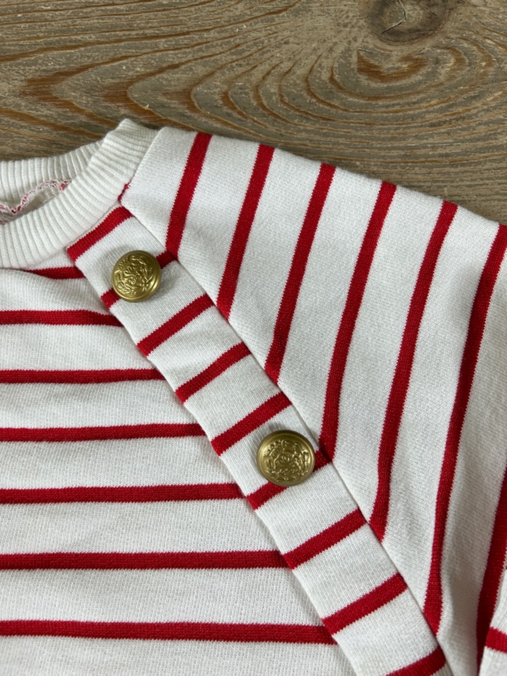 Zara Girls Striped Crewneck - Picture 2 of 6